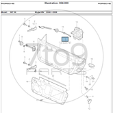 Porsche 987 997 Door Assembly complete LHS inc glass, seals and handle 997 531 011 04